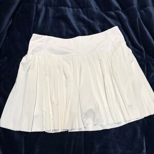 Athleta Pleated White Elevate Skort